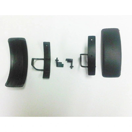 01304 Tractor Mudguard x 2 Front axle 4wd 16mm Artisan32 farm machinery 1:32 scale Image 2