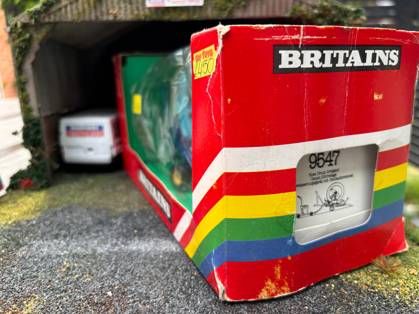 9547 Vintage Britains Wright Rain ST110Hose Drum 1:32 scale