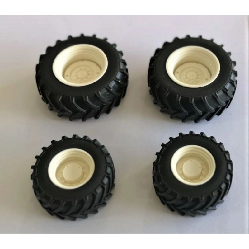 04272-NJ White Set of 4 Agricultural wheels Artisan32 farm machinery 1:32 scale Agrarian Image 9