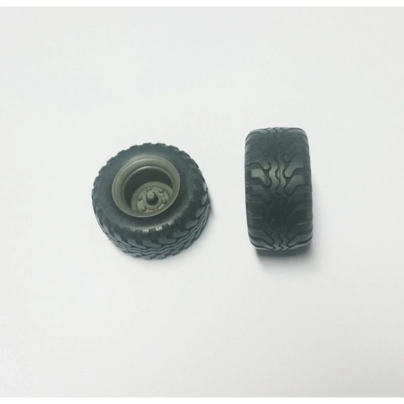 04286 Set of 2 Flatbed Trailer wheels 28mm x 14mm Type 7 Artisan32 farm machinery 1:32 scale Image 7