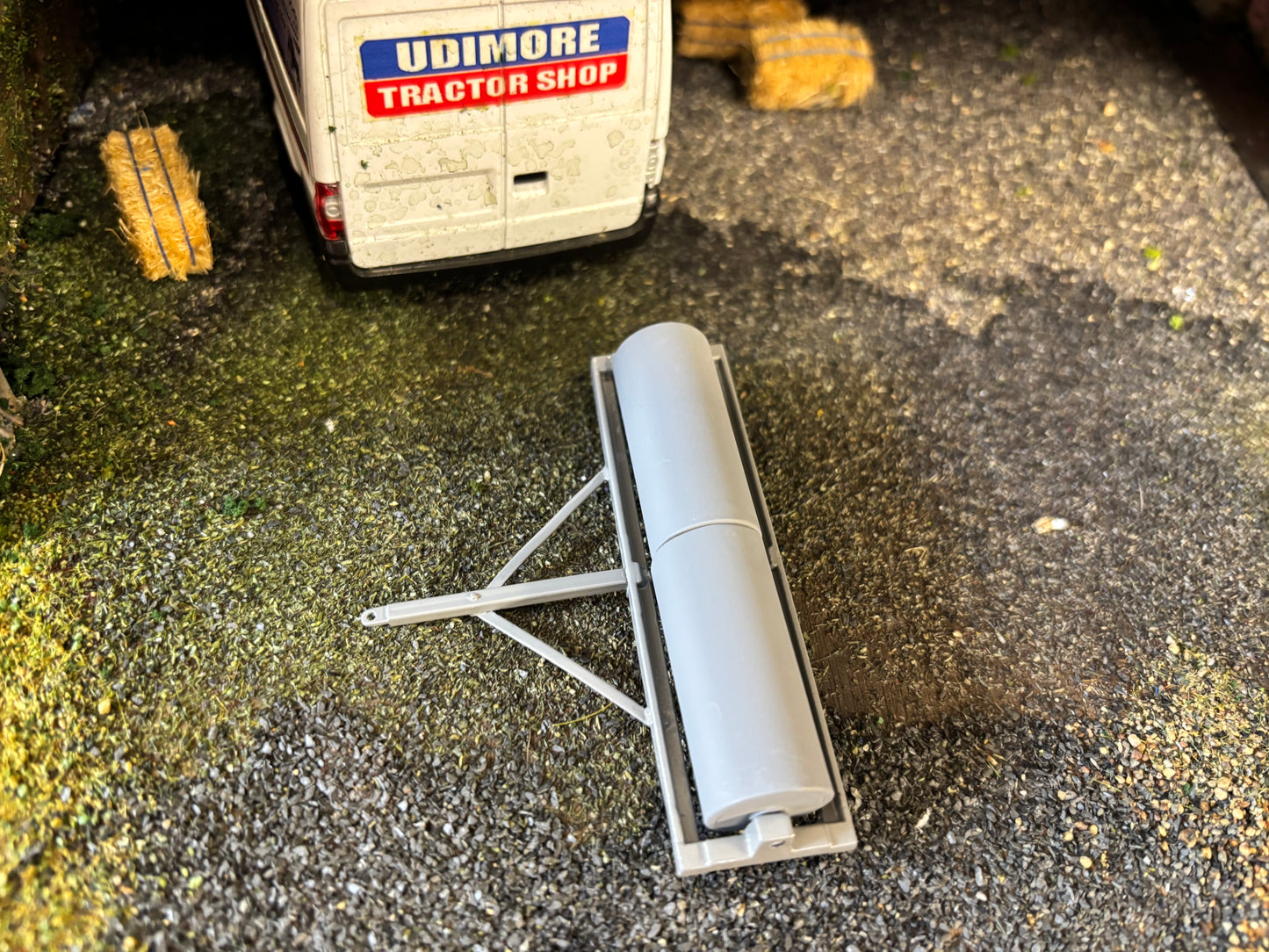 Scratch Built Field Roller 1:32 scale Cen Davies