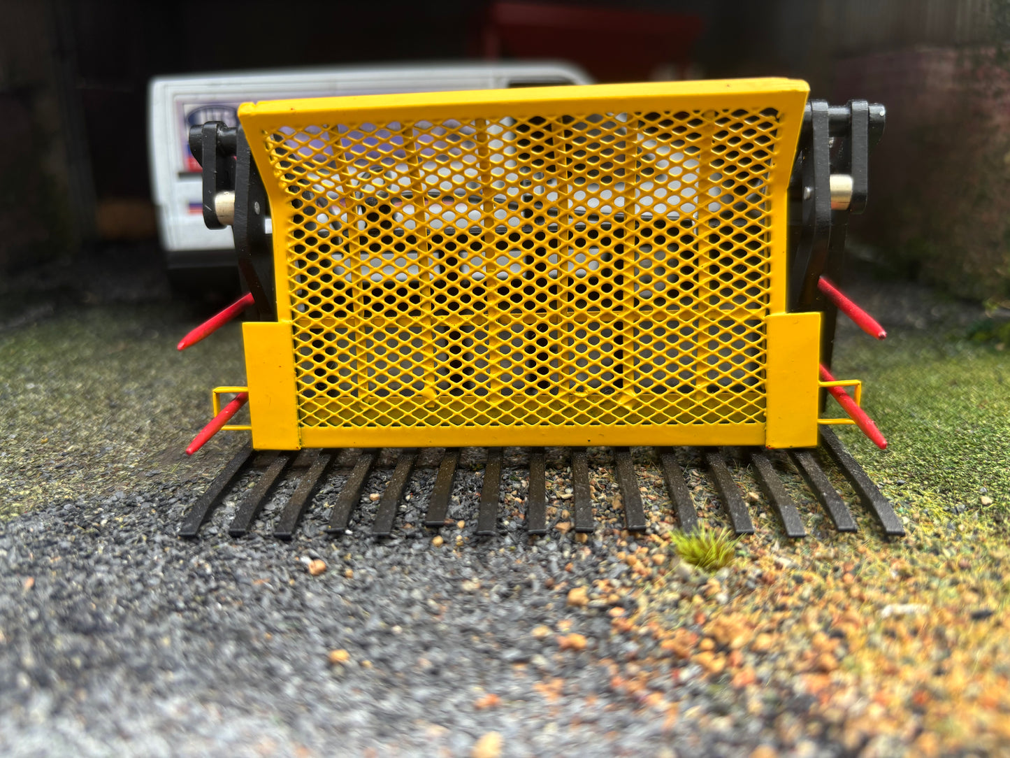 Albutt Black yellow Albutt push pull Buck Rake Laser cut BRASS Scratch Built 1:32 scale BLR Models