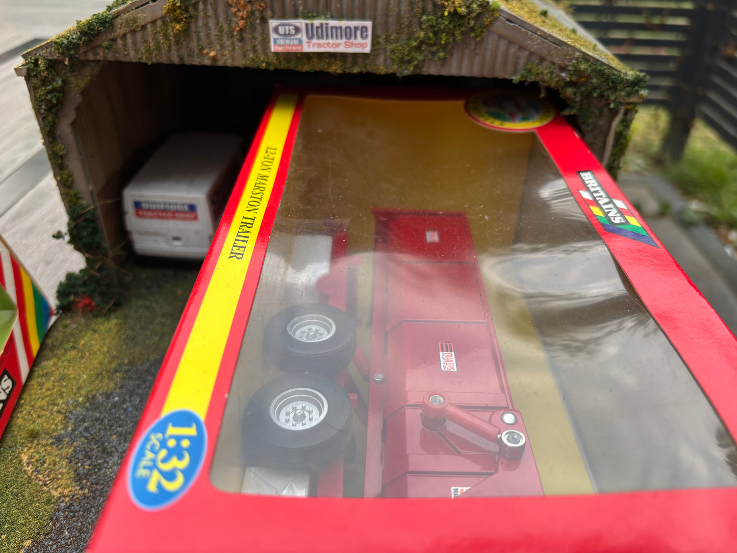 40520 Vintage Britains Marston 12 Tonne Red Trailer 1:32 scale
