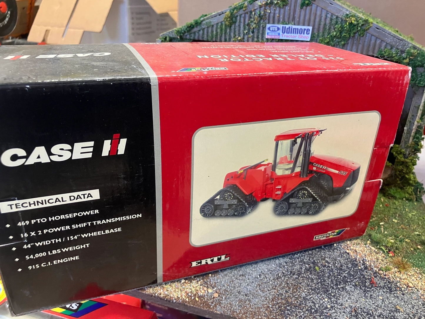 14540 Britains CASE 535 QT Quadtrac 2007 model Tractor 1:32 scale DEALER EDITION ERTL Image 6