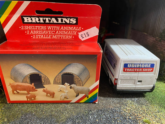 4703 Vintage Britains Animal Shelters set 1:32 scale