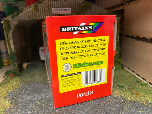 00038 Britains Hurlimann SX 1500 Tractor in original Box obsolete VINTAGE