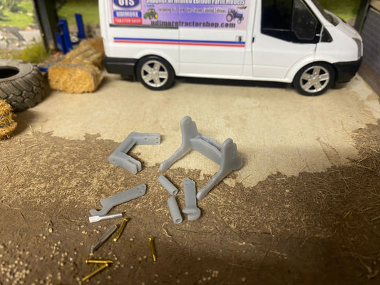 19mm Front Linkage kit Tractor 1:32 scale Goldplough Farm models Wiking replicagri Image 2