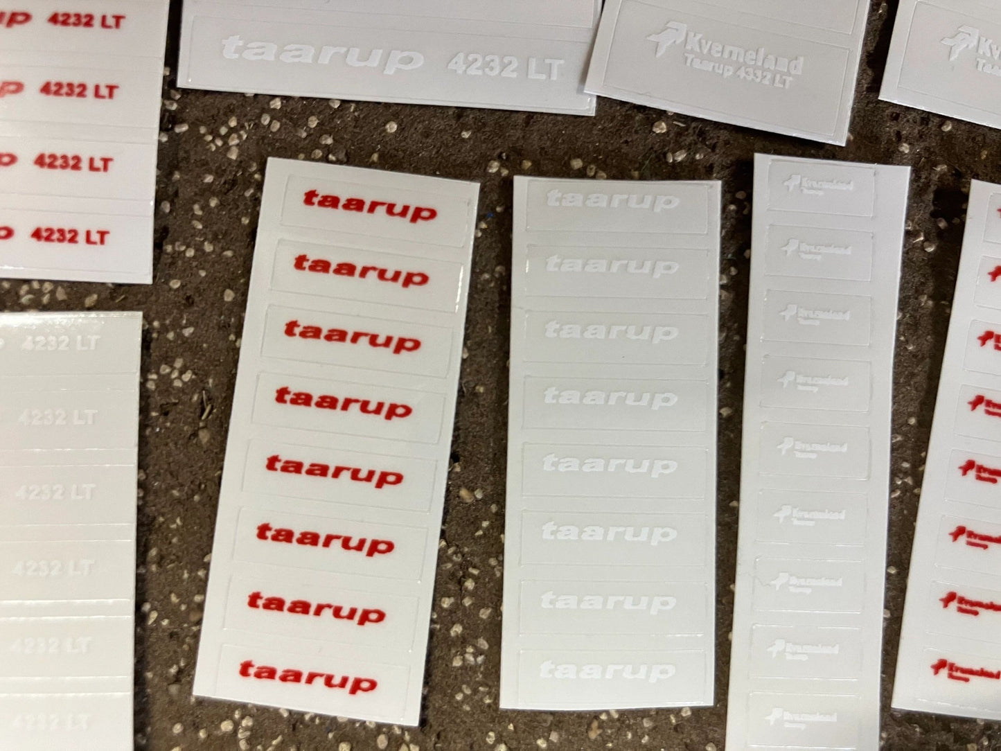 1:32 scale High quality huge vinyl pack over 120 x sticker set Kverneland Taarup farm machinery decals 1:32 scale Image 4