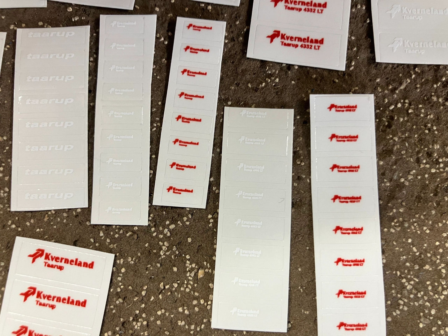 1:32 scale High quality huge vinyl pack over 120 x sticker set Kverneland Taarup farm machinery decals 1:32 scale Image 5