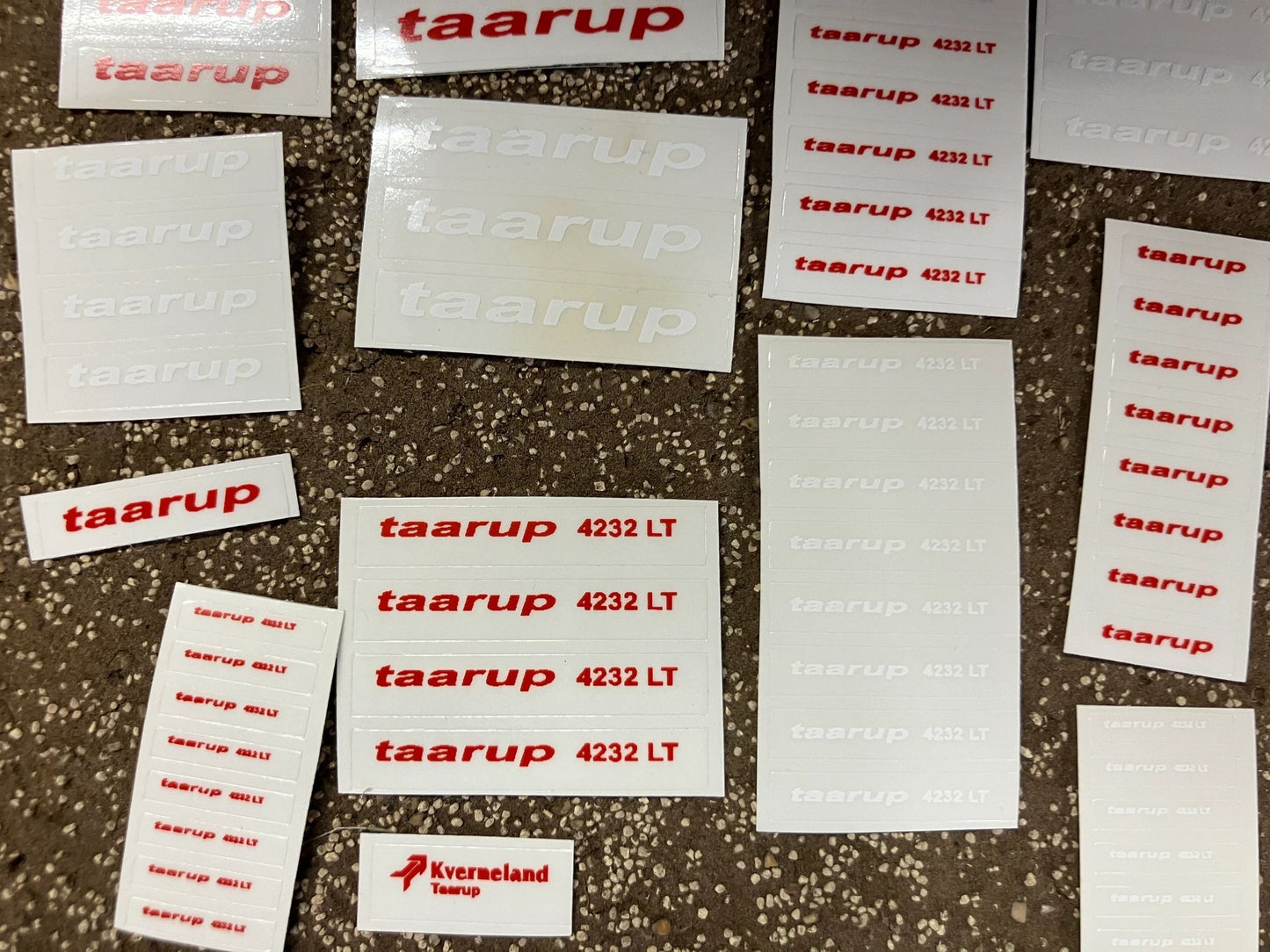 1:32 scale High quality huge vinyl pack over 120 x sticker set Kverneland Taarup farm machinery decals 1:32 scale Image 6