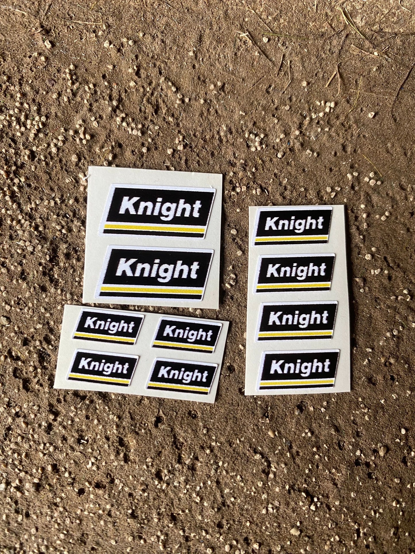 1:32 scale High quality vinyl 10 decals Knight farm machinery stickers 1:32 scale Image
