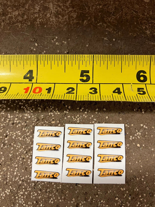 1:32 scale High quality vinyl 10 sticker set x Tanco farm machinery decals Image 2