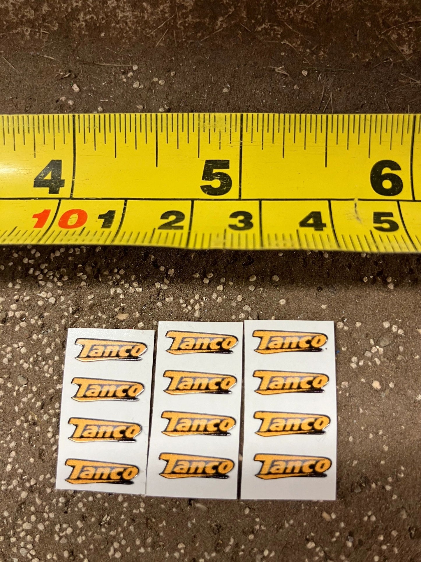 1:32 scale High quality vinyl 10 sticker set x Tanco farm machinery decals Image 3