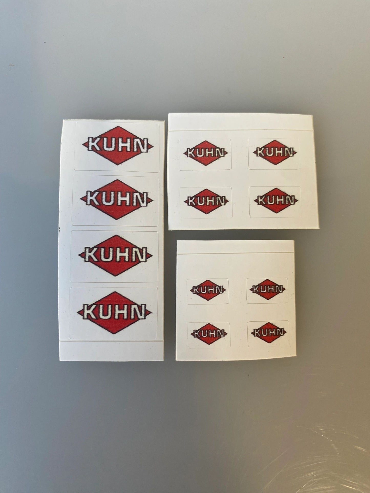1:32 scale High quality vinyl 12 sticker set x Kuhn machinery decals Image 3