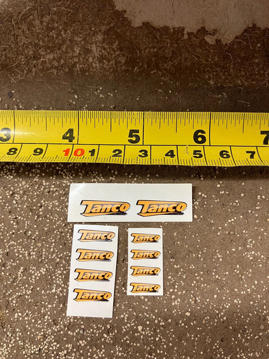 1:32 scale High quality vinyl 12 sticker set x Tanco farm machinery decals Image 2