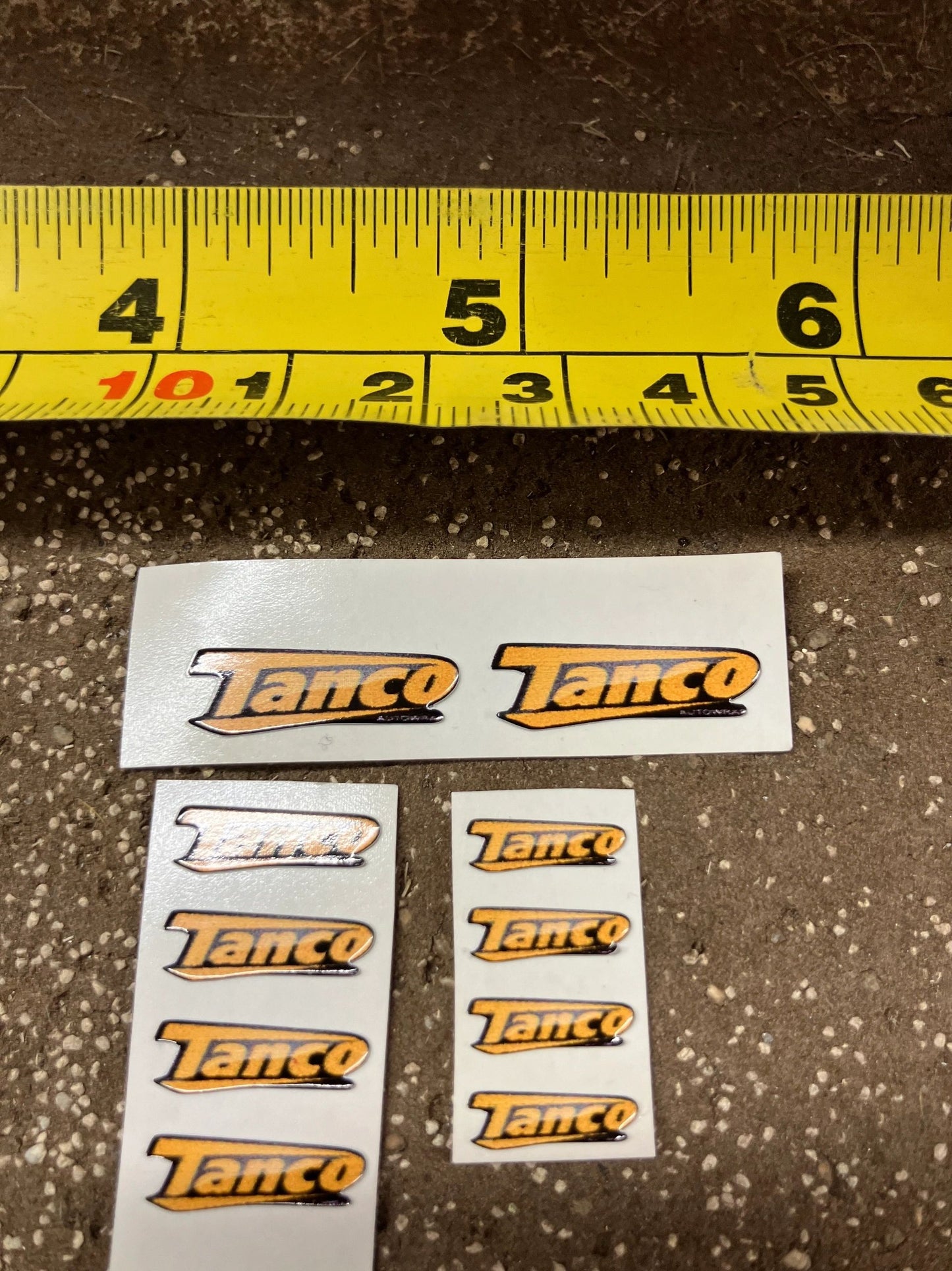 1:32 scale High quality vinyl 12 sticker set x Tanco farm machinery decals Image 3