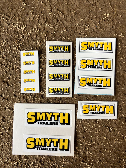 1:32 scale High quality vinyl 15 sticker set x Smyth trailer machinery decals Image 2