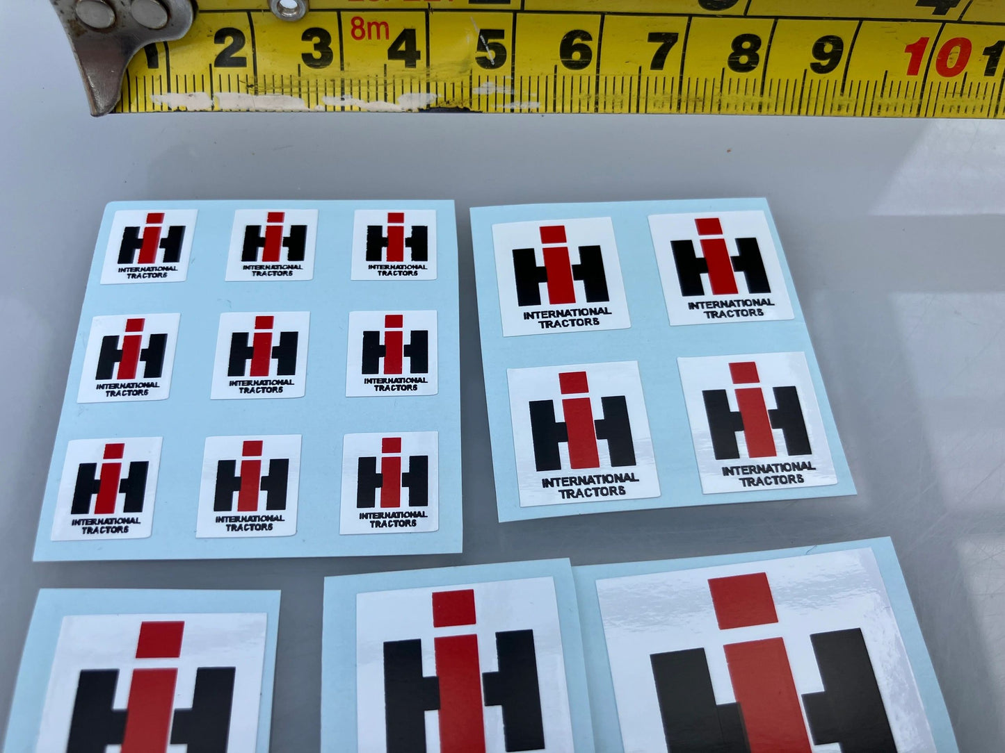 1:32 scale High quality vinyl 20 x IH International Harvester Agricultural Tractor trailer farm machinery decals Image 5