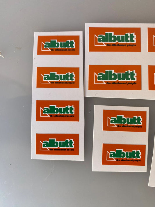 1:32 scale High quality vinyl 22 sticker set x Albutt machinery decals Image 2