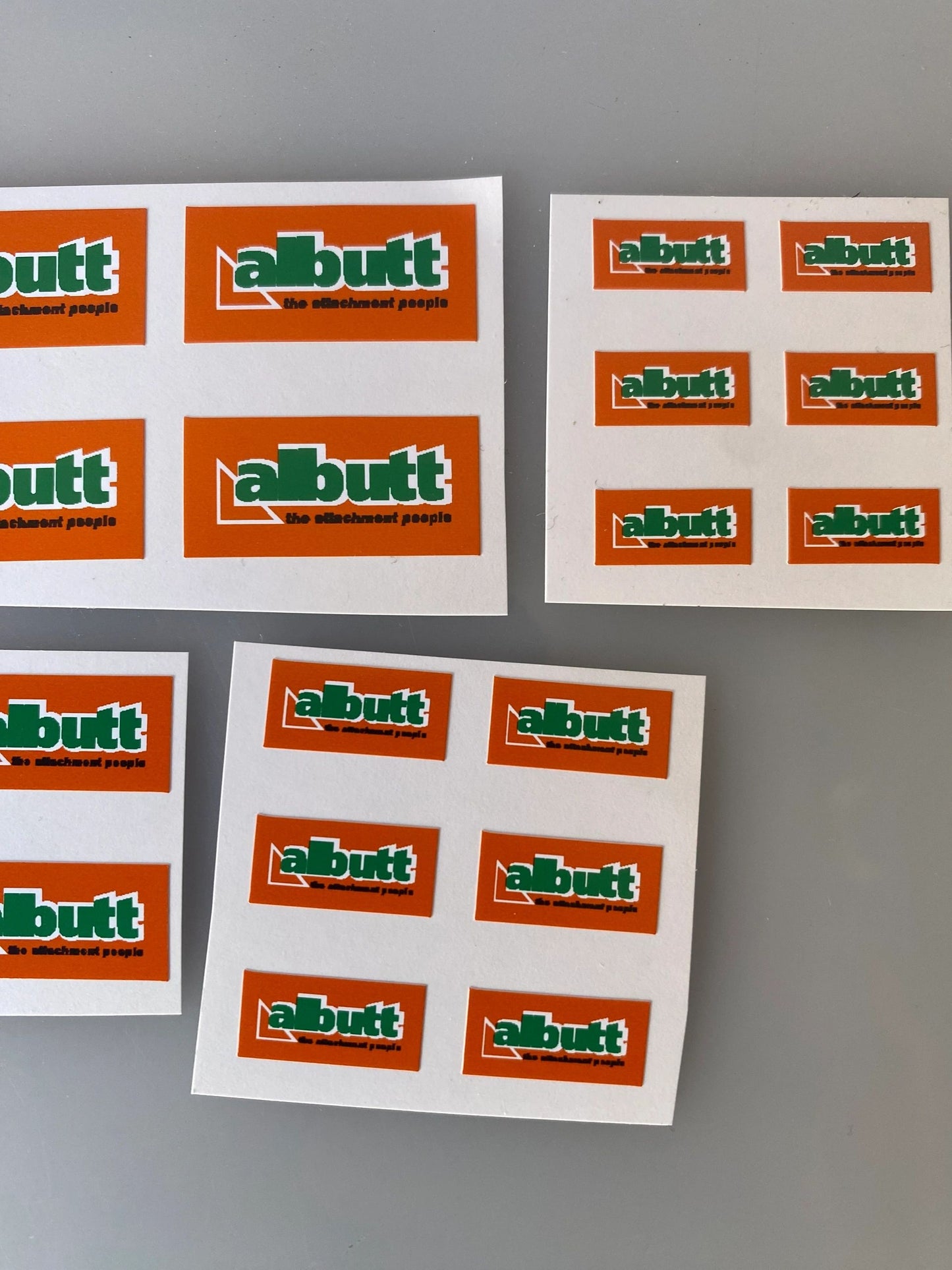 1:32 scale High quality vinyl 22 sticker set x Albutt machinery decals Image 3