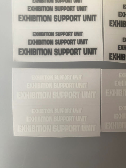 1:32 scale High quality vinyl 24 decals Exhibition Support Unit Tractor farm machinery decals Image 2