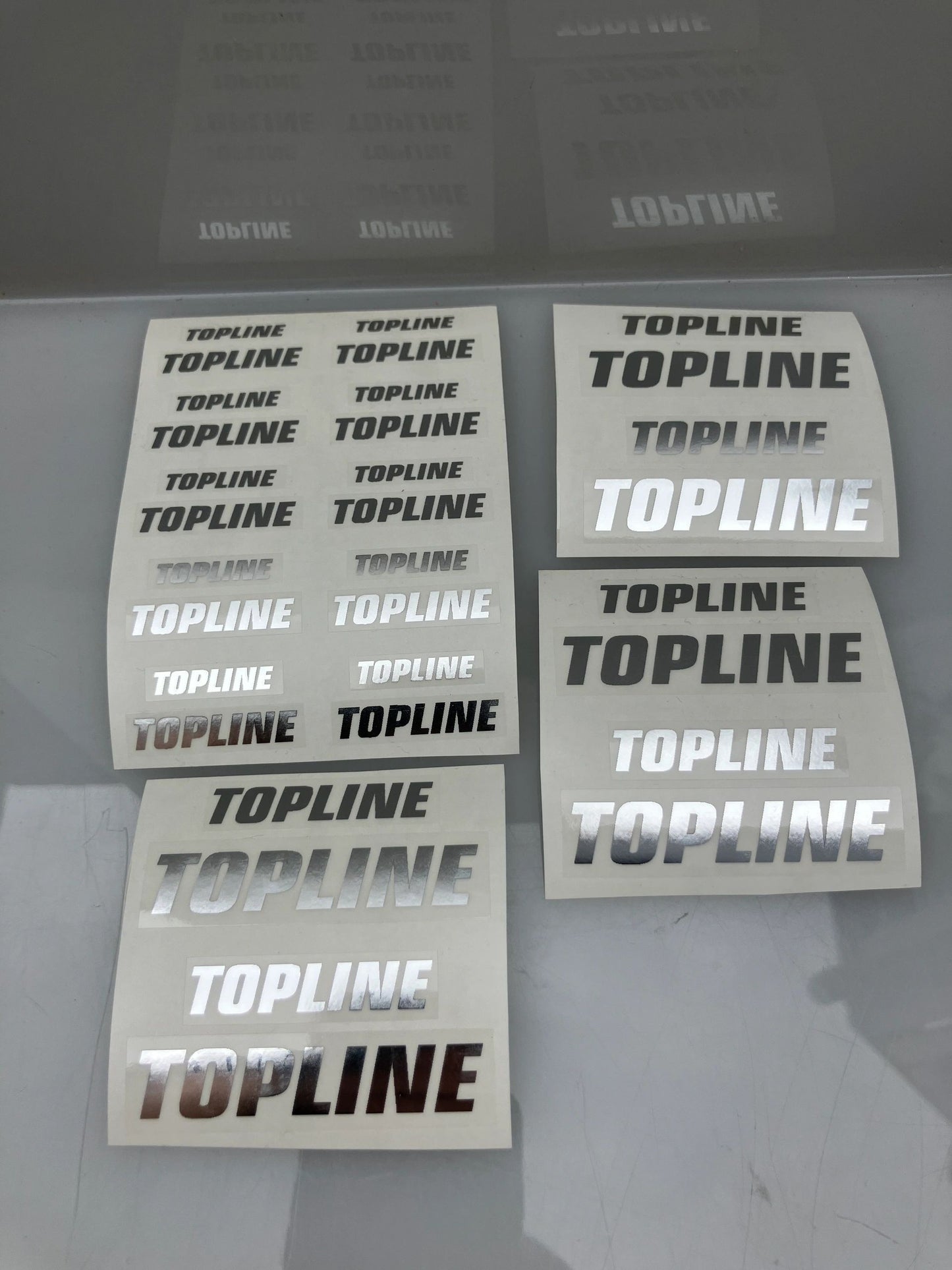 1:32 scale High quality vinyl 32 reflective decals farm Scania Topline trucks machinery decals Image