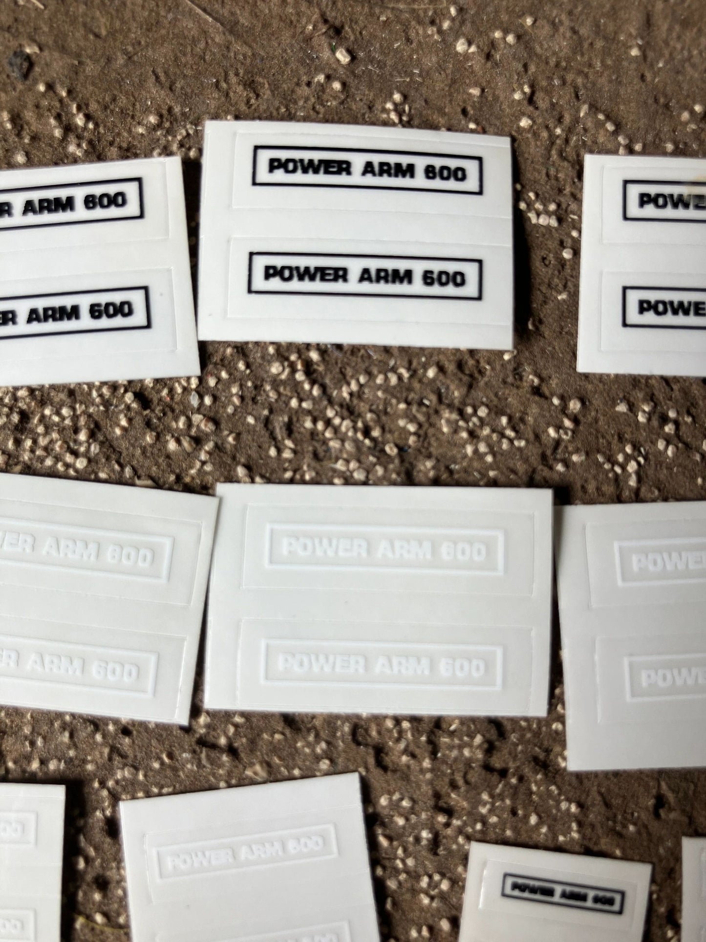 1:32 scale High quality vinyl 33 decals Power Arm 600 hedge cutter farm machinery stickers 1:32 scale Image 3