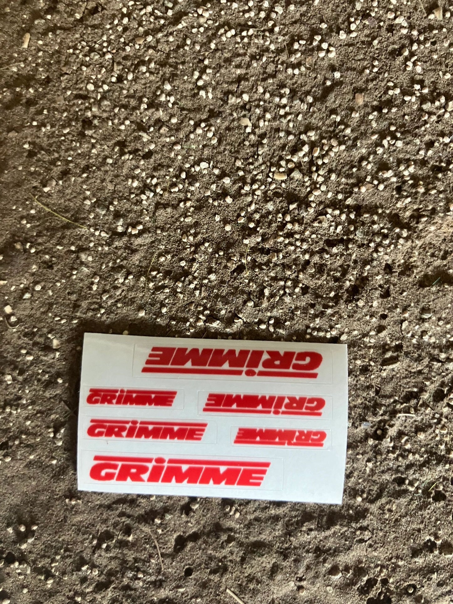 1:32 scale High quality vinyl 6 decals Grimme harvester cultivator farm machinery stickers 1:32 scale Image