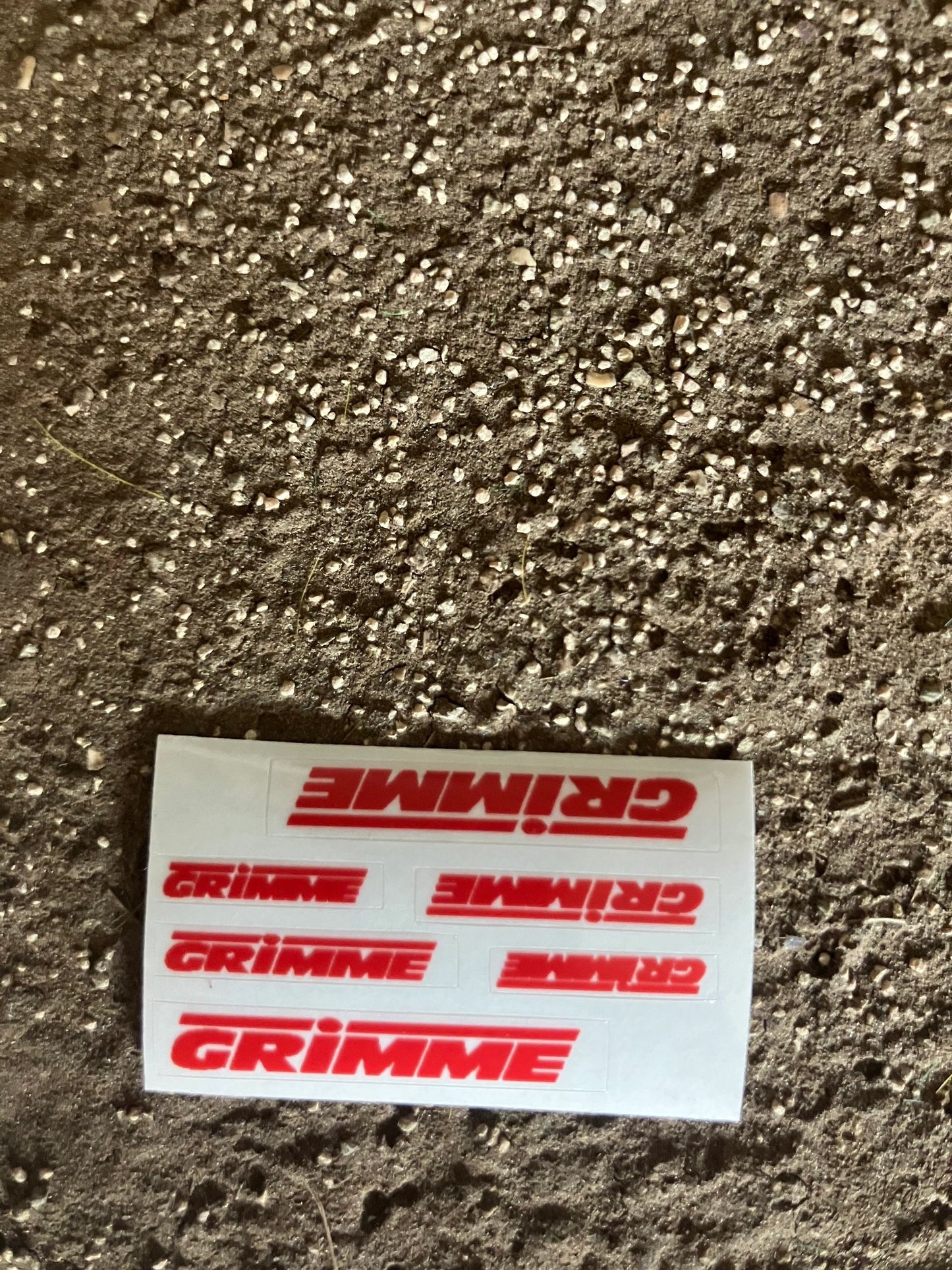 1:32 scale High quality vinyl 6 decals Grimme harvester cultivator farm machinery stickers 1:32 scale Image 2