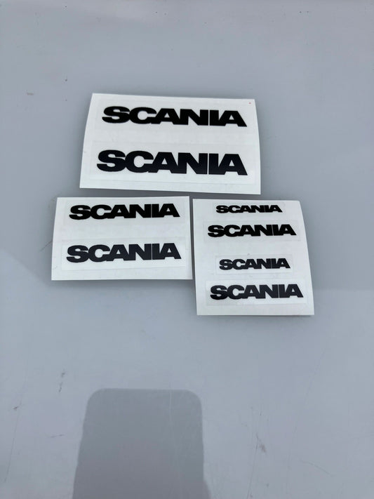 1:32 scale High quality vinyl 8 decals Scania trucks machinery decals Image 2