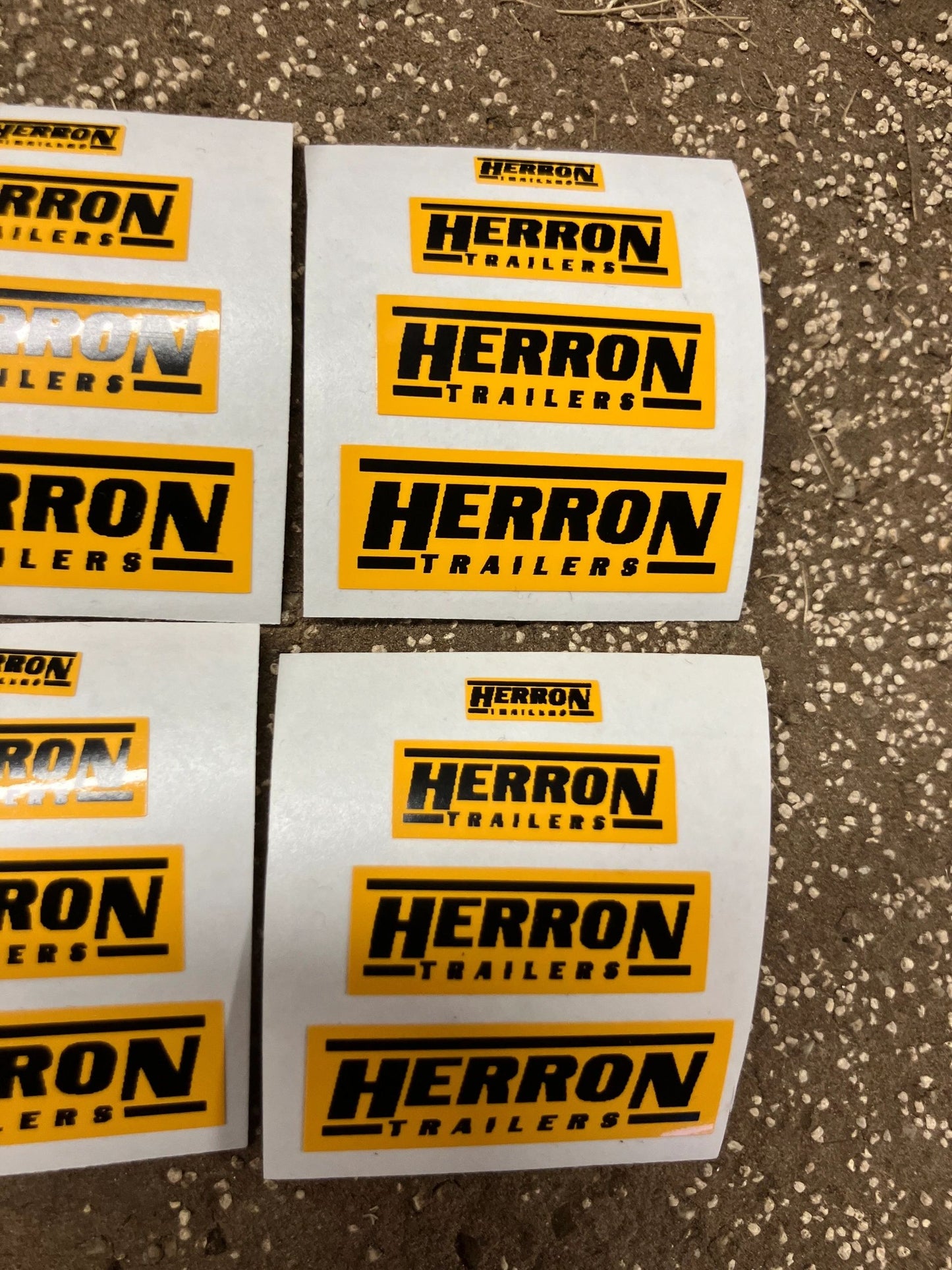 1:32 scale High quality vinyl huge pack 16 decals Herron Trailers farm machinery decals Image 3