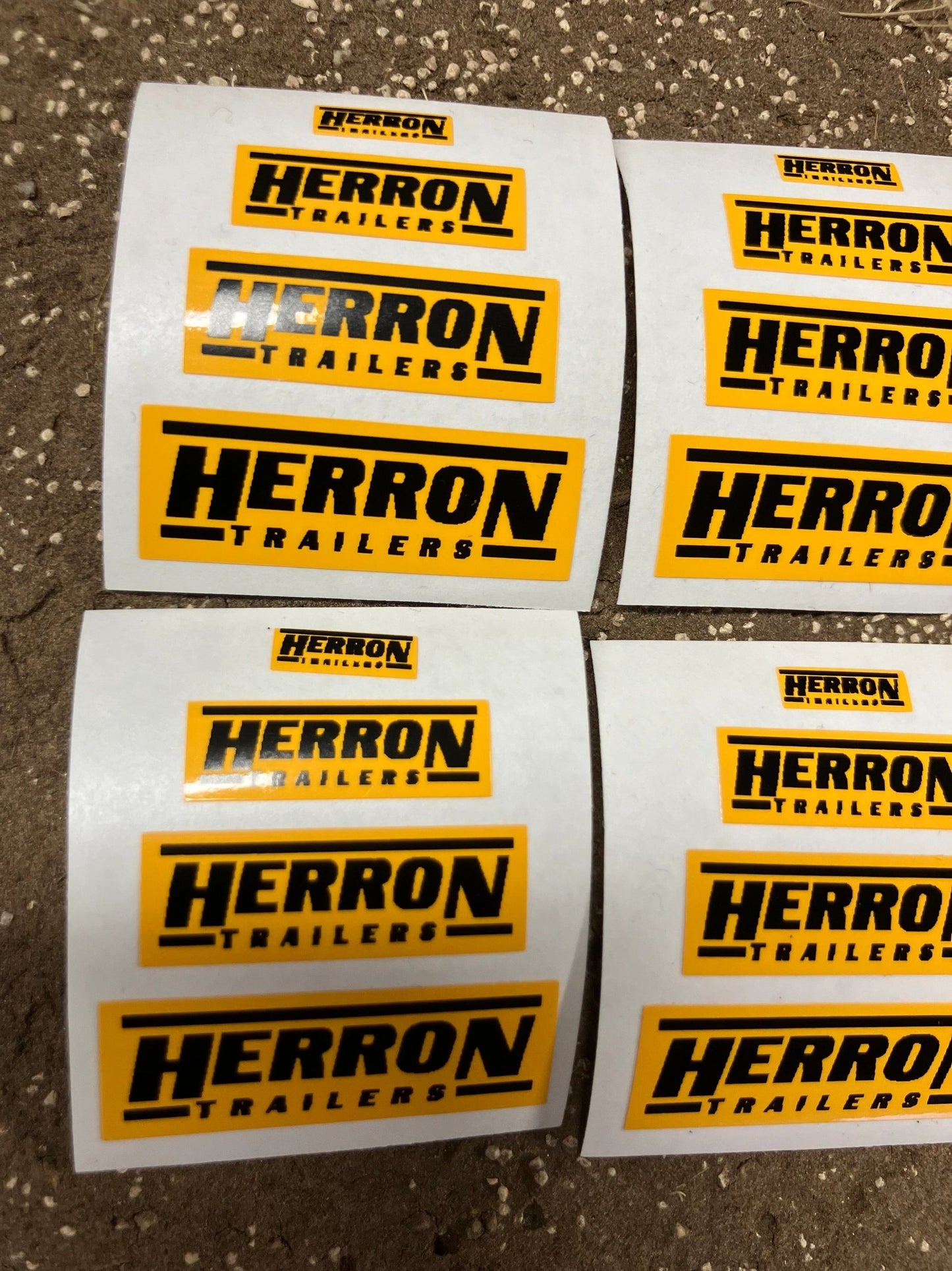 1:32 scale High quality vinyl huge pack 16 decals Herron Trailers farm machinery decals Image 4