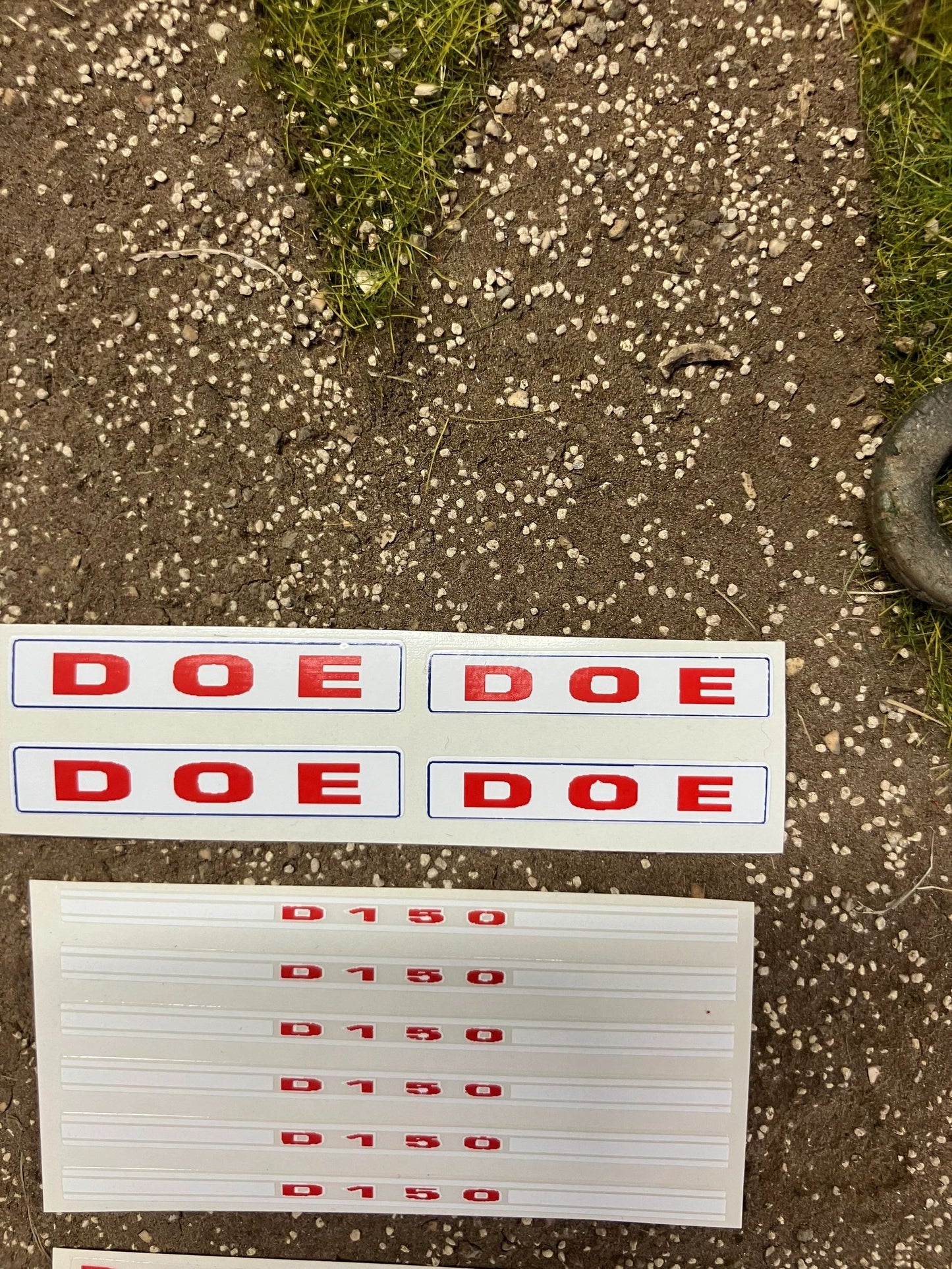 1:32 scale High quality vinyl huge pack decals DOE D150 triple D farm machinery stickers 1:32 scale Image 5