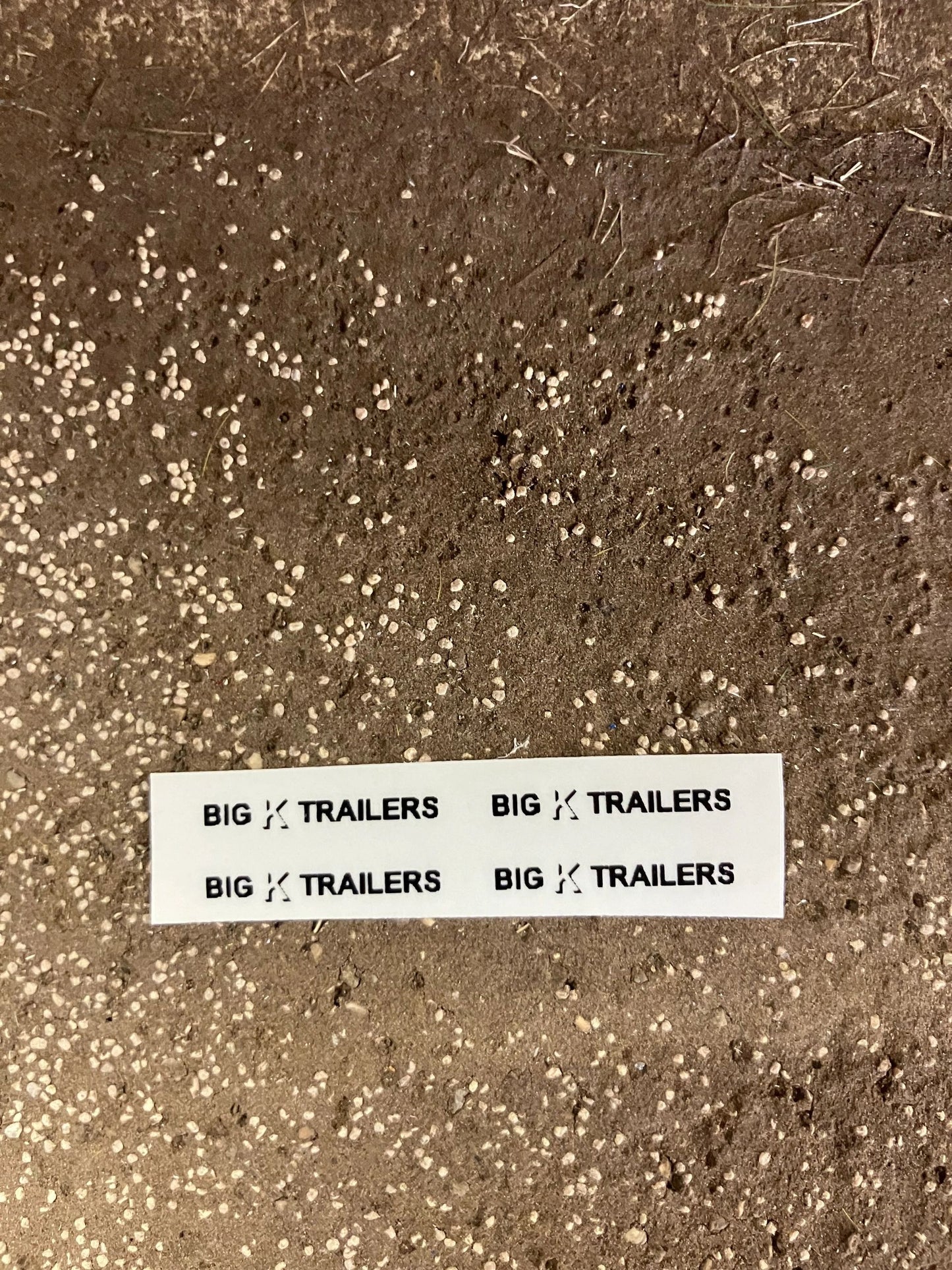 1:32 scale High quality vinyl pack 4 x sticker set Stephenson Big K Trailers harvester 14 16 18 farm machinery decals 1:32 scale Image 2