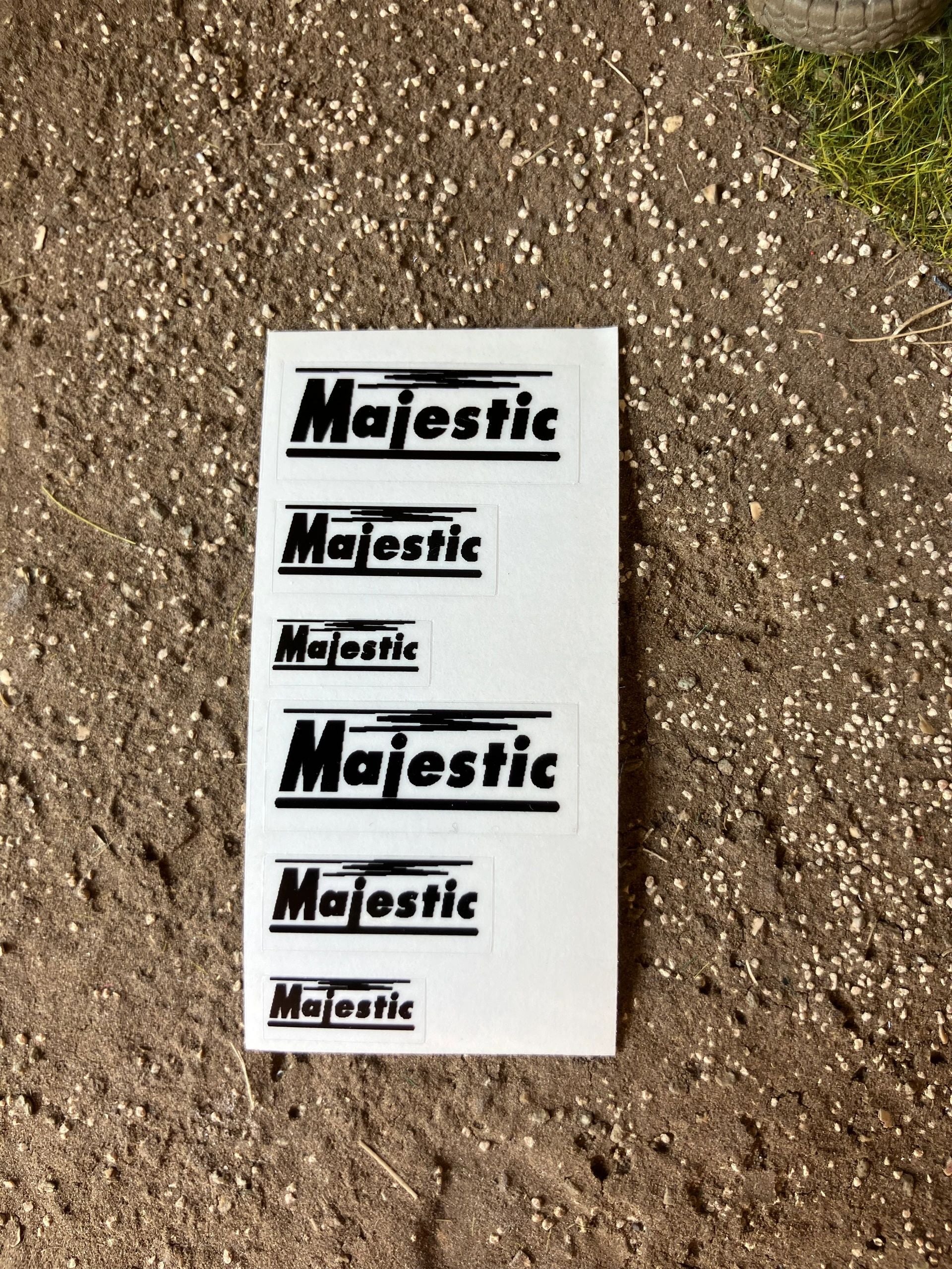 1:32 scale High quality vinyl pack 6 x sticker set Larrington Majestic Trailers farm machinery decals Image 3