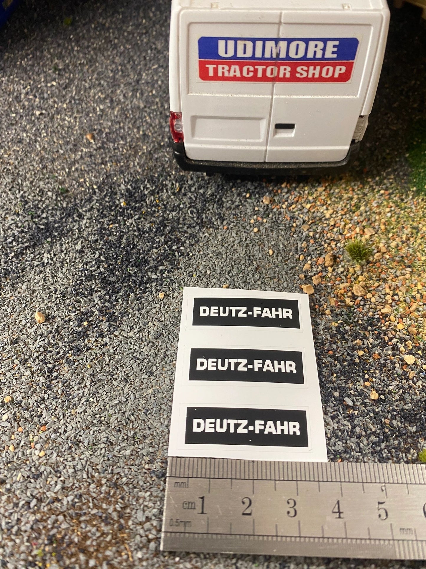 1:32 scale High quality vinyl pack Deutz Fahr tractor farm machinery decals Image 2
