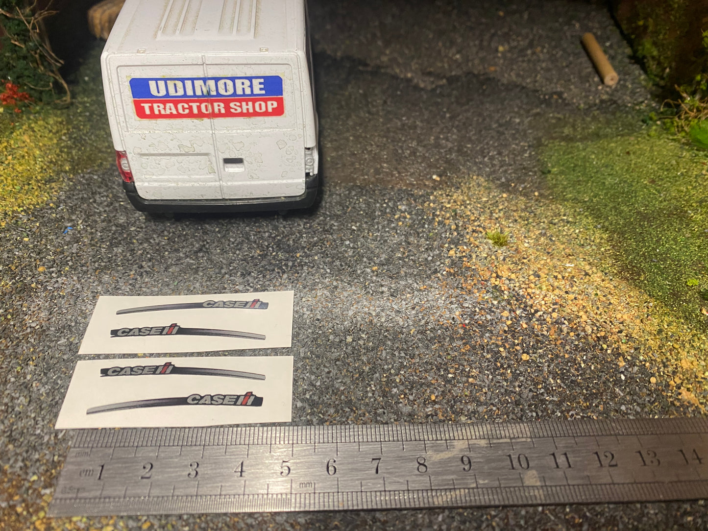 CASE IH 45mm farm machinery decals High quality vinyl Agricultural Tractor trailer stickers 1:32 scale