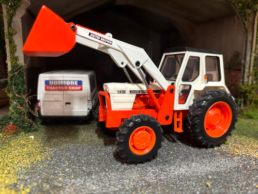 David Brown 1410 Tractor with front loader Conversion Bucket 1:32 scale