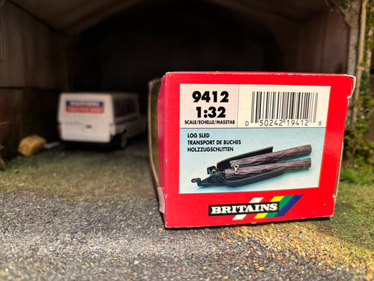9412 Vintage Britains Log Sled 1:32 scale Obsolete