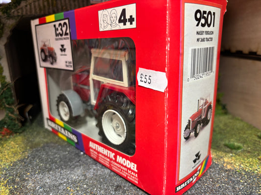 9501 Britains Massey Ferguson 3680 Tractor in original Box obsolete VINTAGE