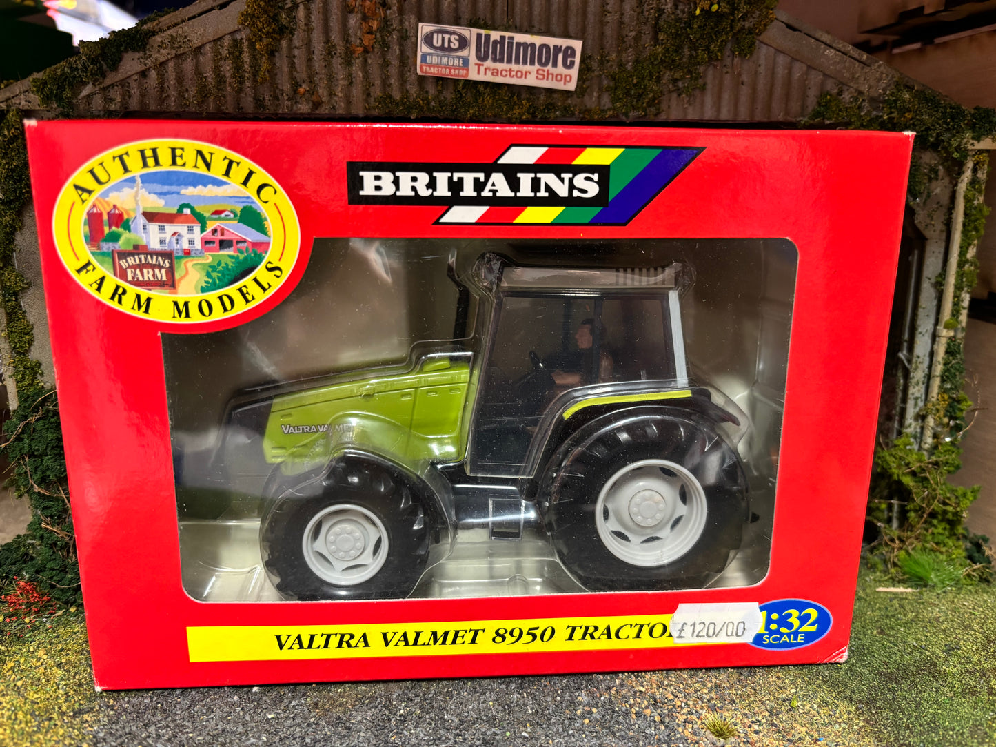 00236 Britains Green Valtra Valmet 8950 Tractor in original Box obsolete RARE