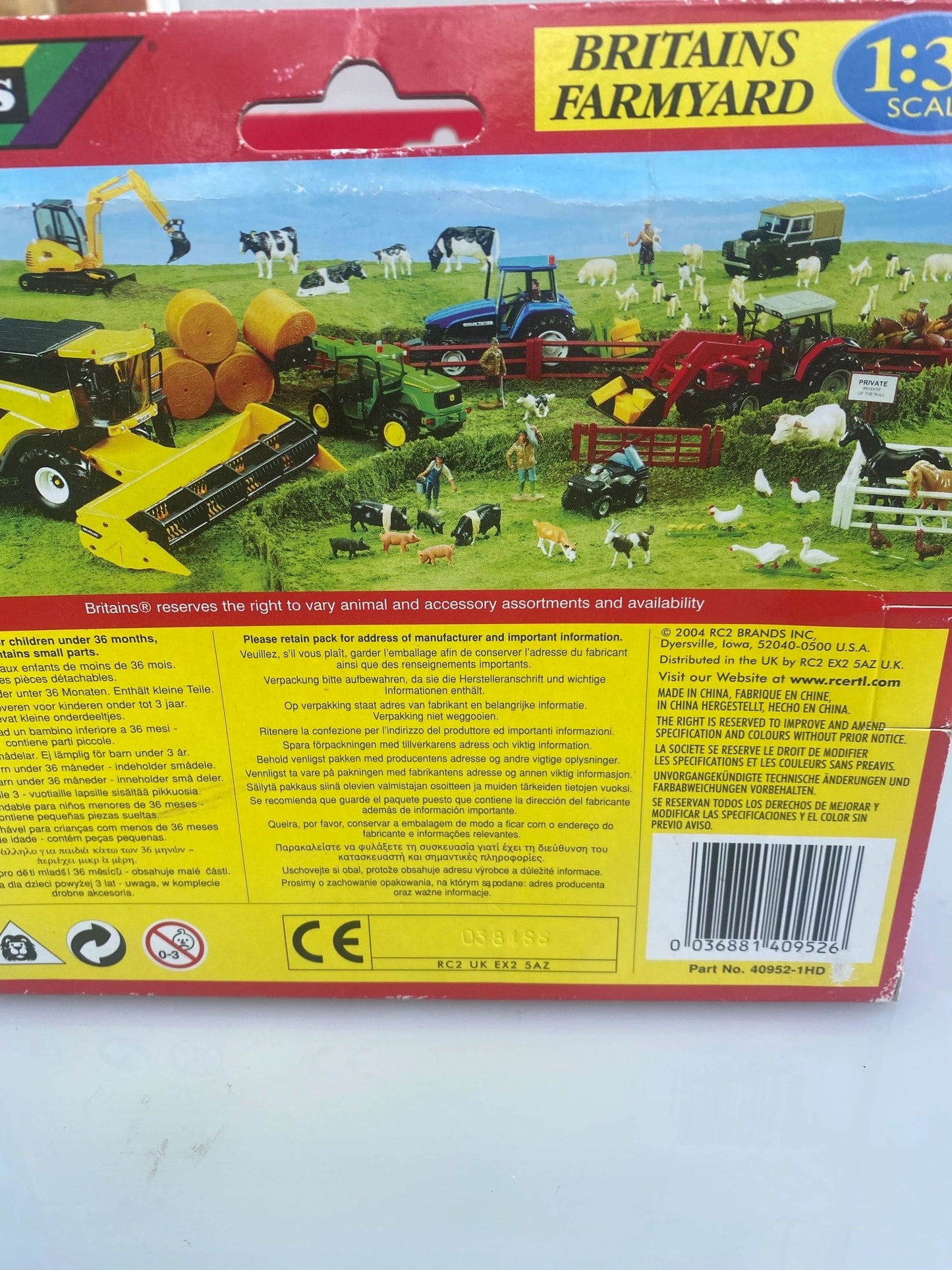 3 sets Vintage Britains Farmyard fence sets 1:32 scale boxed Image 5