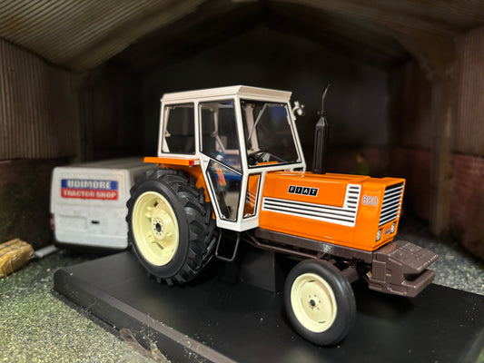 REP163 Replicagri Fiat 880 white cab tractor 1:32 scale Boxed