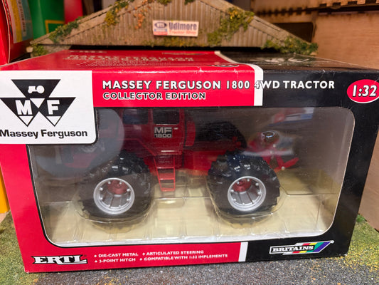 Vintage Britains ERTL Massey Ferguson 1800 4WD Tractor 13451 – 2004 Collector’s Series – 1:32 Scale Original Box