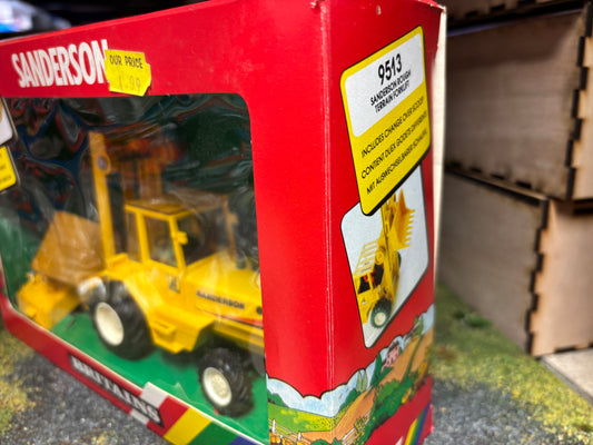 9513 Vintage Britains Sanderson Rough Terrain Forklift 1:32 scale boxed obsolete