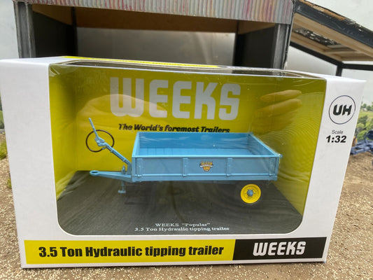 6215 Universal Hobbies Weeks Trailer 1:32 scale DEALER box Image 2