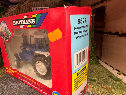9527 Britains Ford 5610 Tractor (grey links) in original Box obsolete VINTAGE