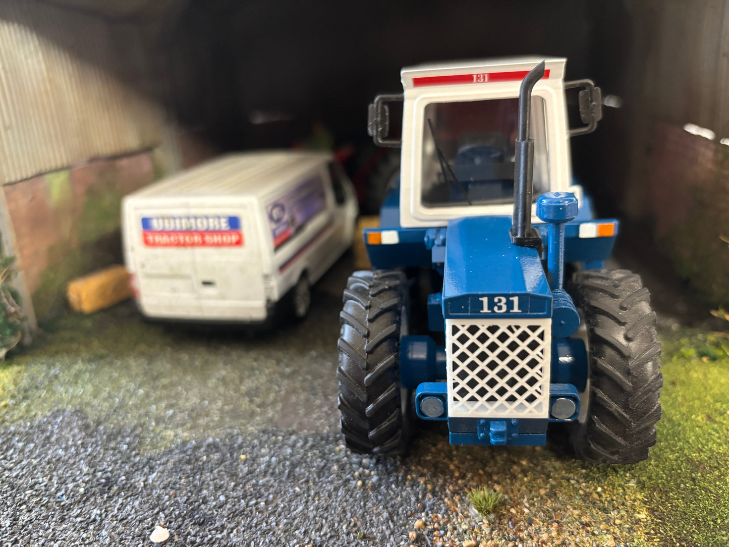MH 131 Blue Tractor Conversion 1:32 scale