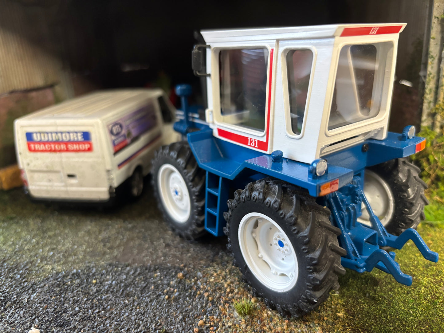 MH 131 Blue Tractor Conversion 1:32 scale