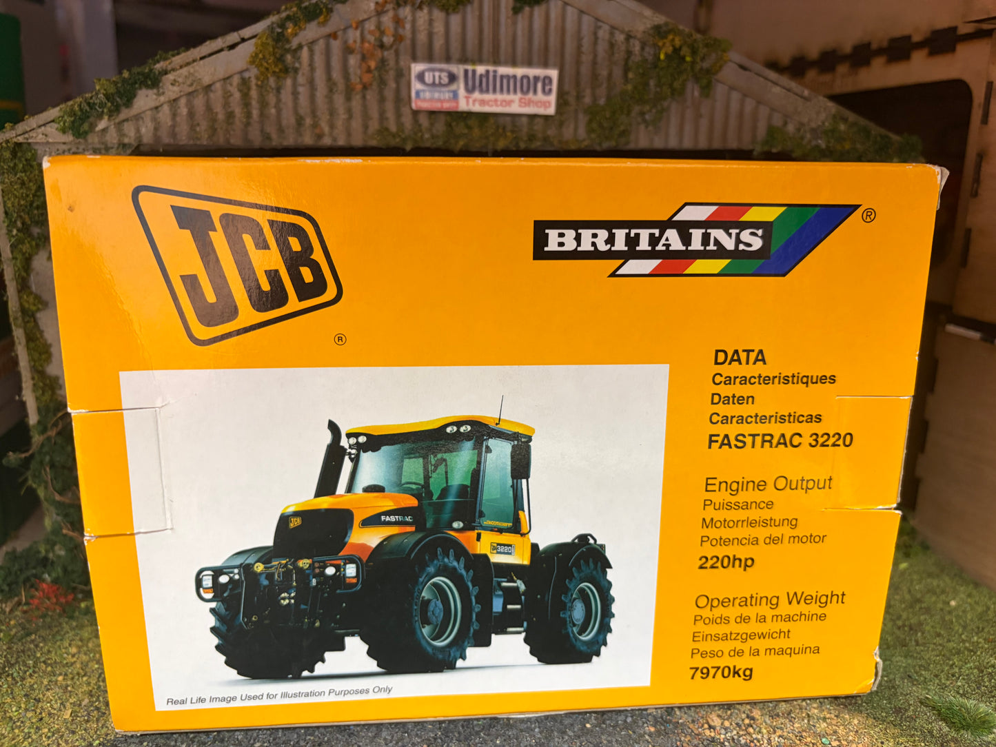 Vintage Britains JCB Fastrac 3220 Tractor 42019 BOXED Obsolete 1:32 Scale (2005)